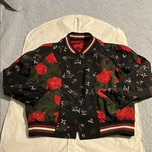 Coach Women's Red and Black Jacket